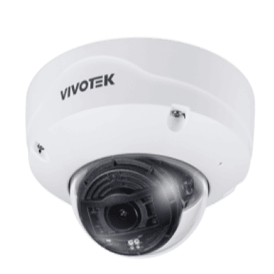 Vivotek security camera, compact dome design, high-resolution surveillance for businesses and homes, reliable IP camera technology, affordable security solution from InfoplayNet.