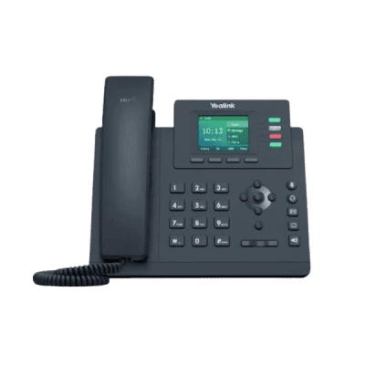 Yealink IP office phone for business communication and instant connectivity.