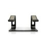 Stability balance board with adjustable foot pads for improved posture and core strength. Designed for fitness and rehabilitation purposes. High-quality construction for durability and comfort.