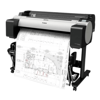 A3 large format Canon printer printing architectural blueprints, ideal for high-quality printing solutions, innovation, and affordability in South Africa.