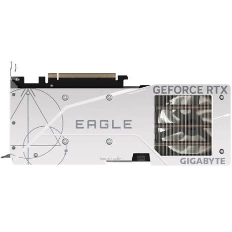 High-performance GeForce RTX graphics card with Eagle design, GIGABYTE branding, and advanced cooling system for gaming and professional use.