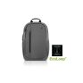 Light grey eco-friendly backpack with EcoLoop certification, designed for durable and sustainable use, ideal for daily commutes and travel.