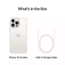 IPhone 15 Pro Max with USB-C Charge Cable in white, showcasing innovative technology and affordable mobile accessories from InfoplayNet.