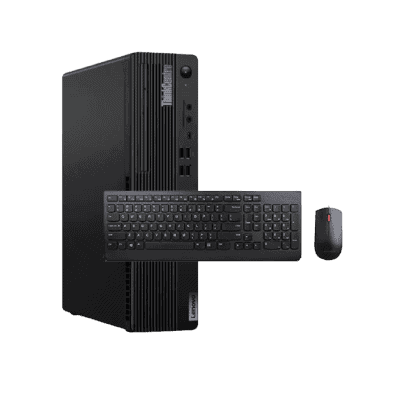 High-performance Lenovo desktop computer with wireless keyboard and mouse, ideal for business and personal use, featuring reliable connectivity and sleek design for enhanced productivity.