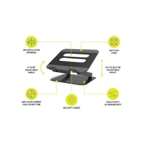 Adjustable portable platform with anti-slip pads, security hooks, and durable aluminum body, ideal for safe, stable outdoor or indoor use in South Africa.