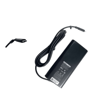 Laptop charger and power cord for portable charging and electronic device power supply.