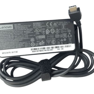 Lenovo laptop charging adapter with cable, universal power supply for notebooks and ultrabooks in South Africa.