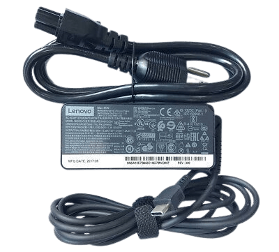 Power adapter with cable for laptops and devices, black electronic charger, versatile power supply for tech gadgets, compact and reliable, suitable for various brands and models.