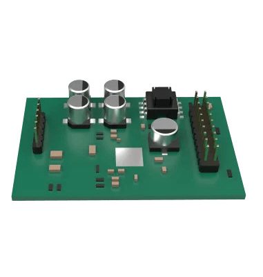 High-quality electronic circuit board with capacitors and microchips, ideal for innovative tech projects and affordable electronics development in South Africa.