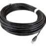 High-quality black Ethernet cable coil with RJ45 connector, suitable for high-speed internet and network connections in South Africa.