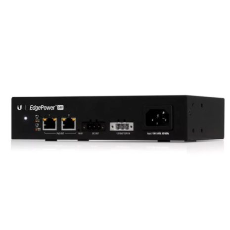 High-quality network power supply unit, EdgePower 54V, with multiple ports and a stable power output, ideal for business and industrial networking solutions. Designed for reliable power management.