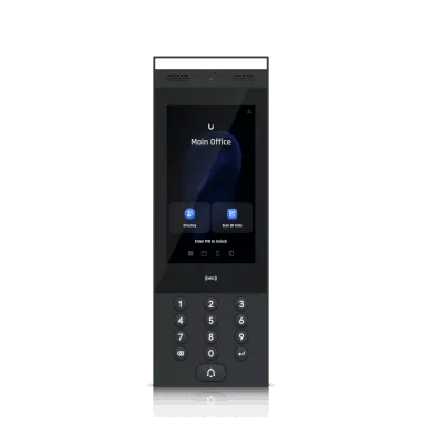 Energy-efficient smart security intercom with keypad for office access control | InfoplayNet innovative affordable security technologies.