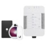 High-quality telecommunications equipment including an intercom system, access control panels, and smart devices, emphasizing innovation and affordability for enhanced security and connectivity.