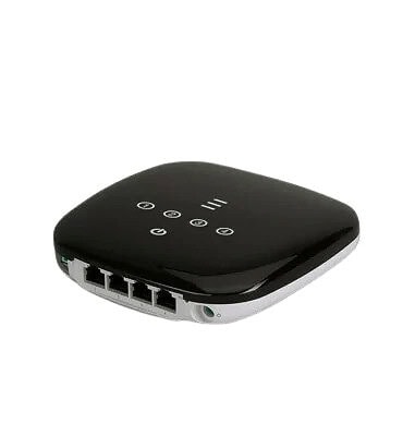 High-speed internet router with multiple Ethernet ports and Wi-Fi capabilities, ideal for seamless connectivity in South African homes and businesses.