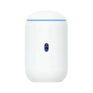 Compact white air purifier with digital display, emphasizing innovation and affordability for modern home or office environments.