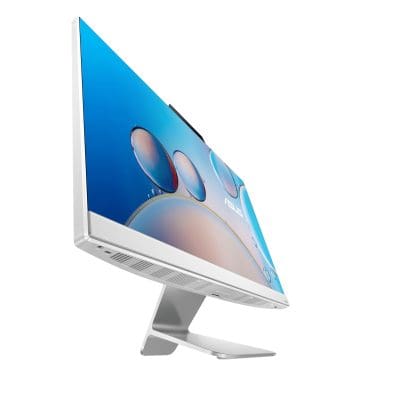 All-in-one desktop computer with sleek design and high-resolution display, ideal for gaming and productivity, featuring advanced technology for seamless performance.