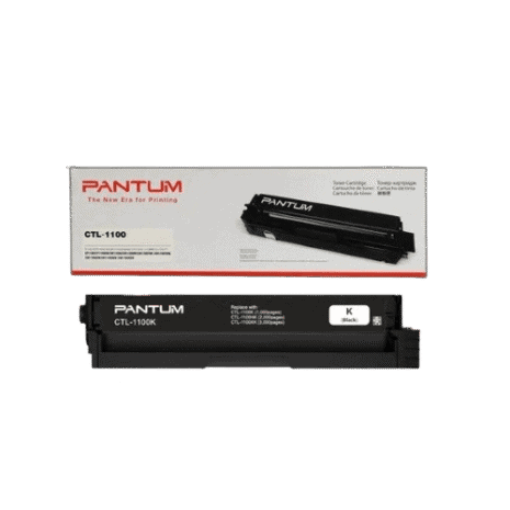 PANTUM toner cartridge in black with packaging, affordable and high-quality printing supplies.