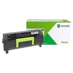 High-quality Lexmark toner cartridge with green accents, designed for reliable printing solutions in South Africa. Perfect for office and personal use.