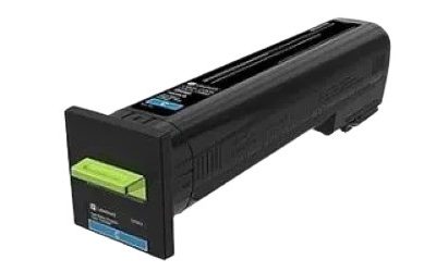 High-capacity black toner cartridge with green starter label for laser printers, ideal for office use and cost-effective printing solutions.