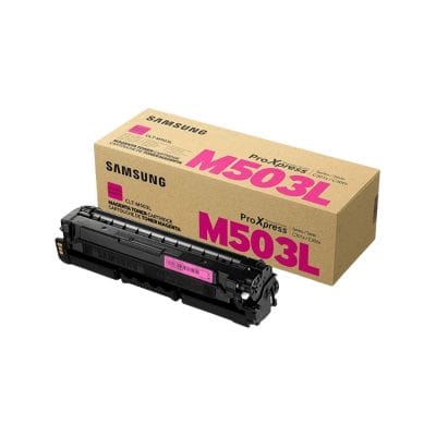 High-quality Samsung M503L magenta toner cartridge for laser printers, available at InfoplayNet, delivering vibrant prints and affordability for your business needs. Perfect for office printing solutions.