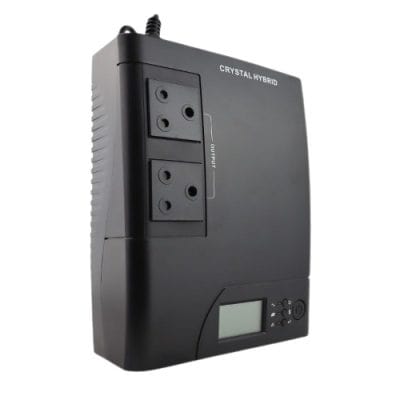 High-efficiency solar inverter with multiple power outlets and LCD display for optimal energy management and reliable solar power solutions in South Africa.