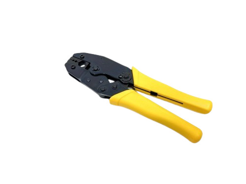 Crimping tool for network cables, professional network termination equipment, easy-to-use crimping pliers for Ethernet and RJ45 connectors.