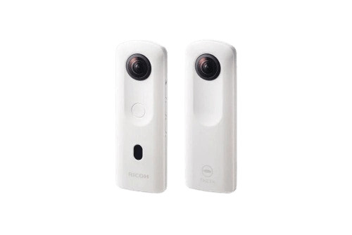 Compact white 360-degree camera for high-quality video recording and live streaming in South Africa, ideal for innovative communication solutions.