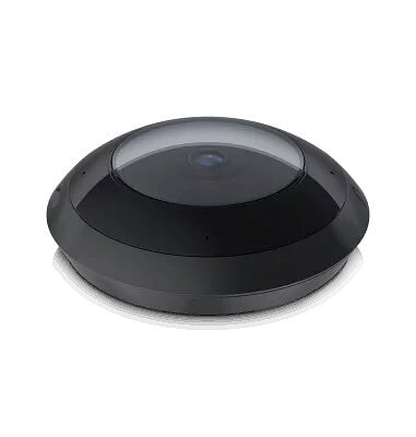 Wireless security camera with sleek black design, ideal for home or business surveillance, offering high-definition video recording and remote monitoring capabilities.