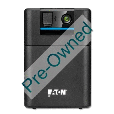 Pre-owned Eaton 5E uninterruptible power supply (UPS) device for reliable backup power solutions in offices and homes.