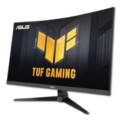 ASUS TUF Gaming Monitor with sleek design and vibrant display suitable for gaming and entertainment.