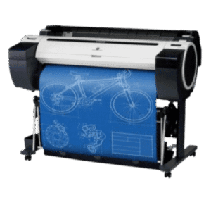 High-quality large-format printer producing vibrant blueprints and technical drawings with precision and ease.