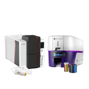 Evoli Primeasy and Entrust lab printer machines with printing materials for efficient, innovative, and affordable printing solutions in South Africa.