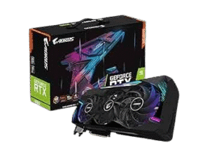 High-performance GeForce RTX graphics card with advanced cooling and RGB lighting, ideal for gaming and graphics-intensive applications.