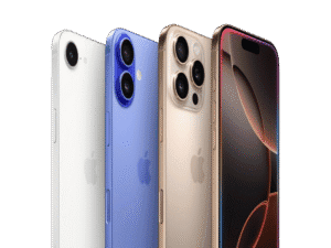 High-quality smartphones display with multiple Apple iPhone models showcasing sleek design, advanced camera systems, and vibrant screens, highlighting innovation and affordability in modern mobile technology.