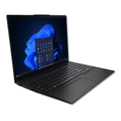 Laptop with Windows interface displaying a modern digital workspace for enhanced productivity.