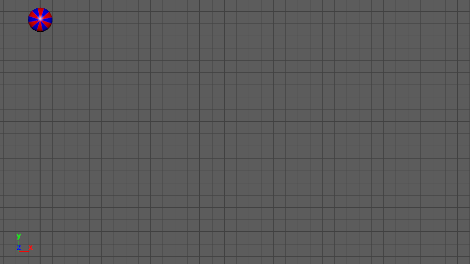 次に、横に進む動きをつける