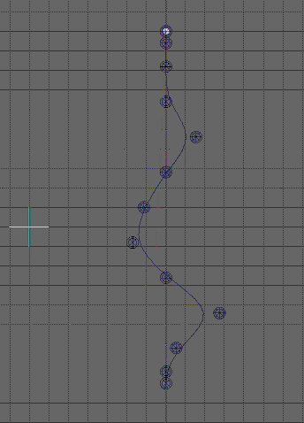 spline IKがシュルシュルと伸び縮みする