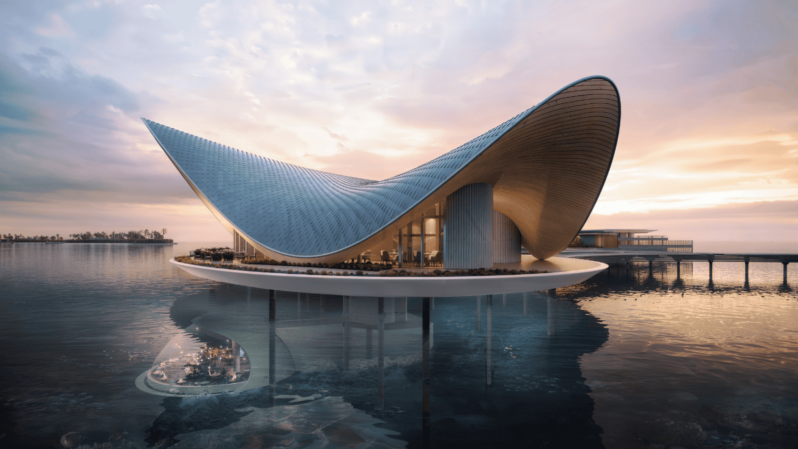 Stunning modern waterfront home with sleek architecture and panoramic ocean views. Perfect for luxury living and real estate investment.