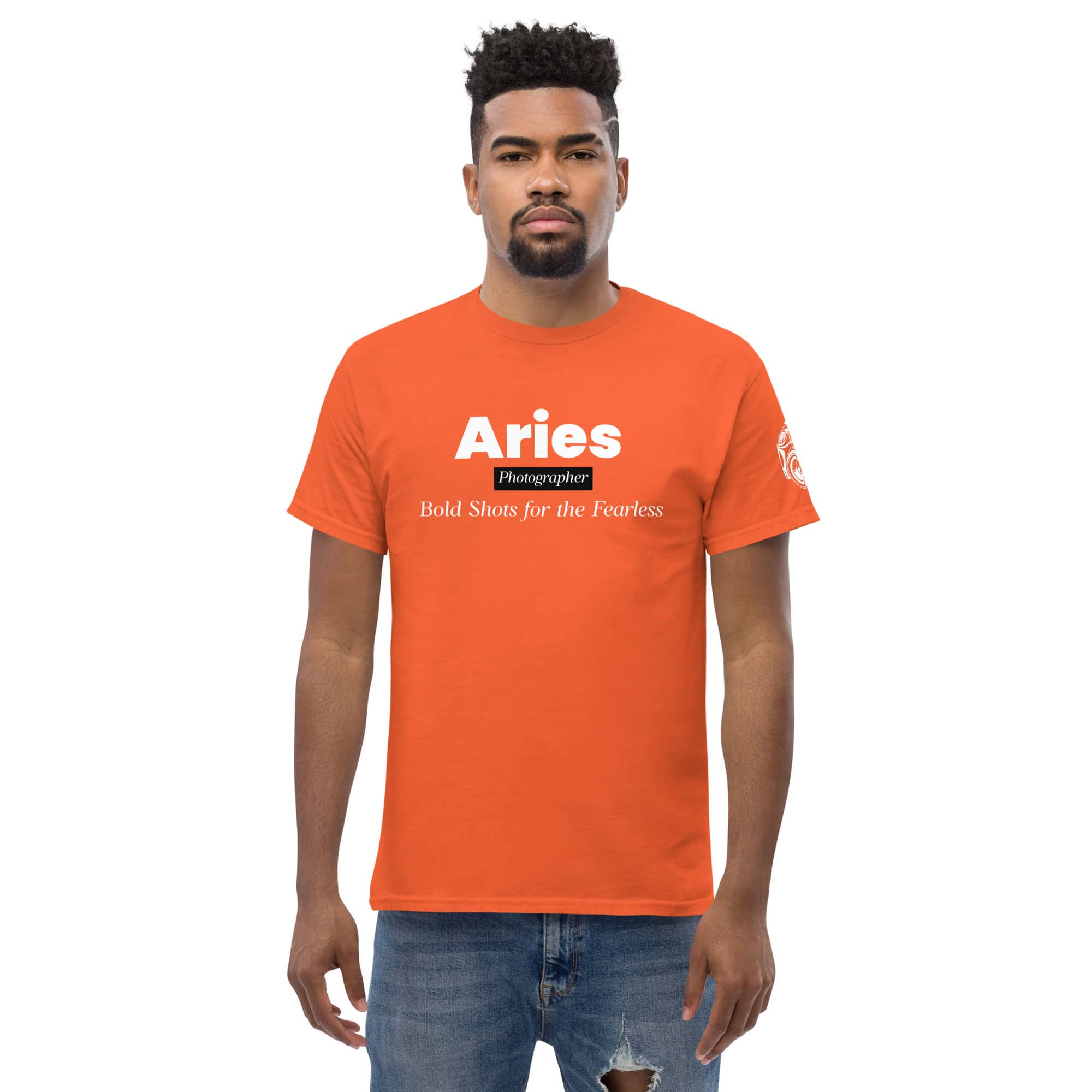 unisex-classic-tee-orange-front-6747700e3fcf6.jpg