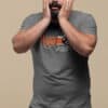 It's the f-stop stupid- Photographer meme T-shirt ( white and orange design)