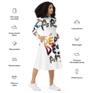 Long Sleeve Midi Dress
