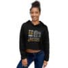 My ISO is so high - Photographer meme Crop  Top Hoodie