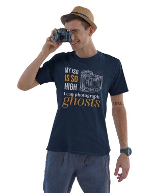 My ISO is so high- Unisex t-shirt