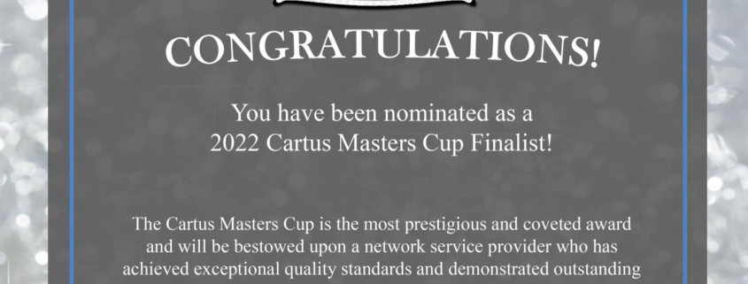 Inter Relocation is honoured to be nominated for the prestigious Cartus Masters Cup Award, recognising our global mobility service excellence.