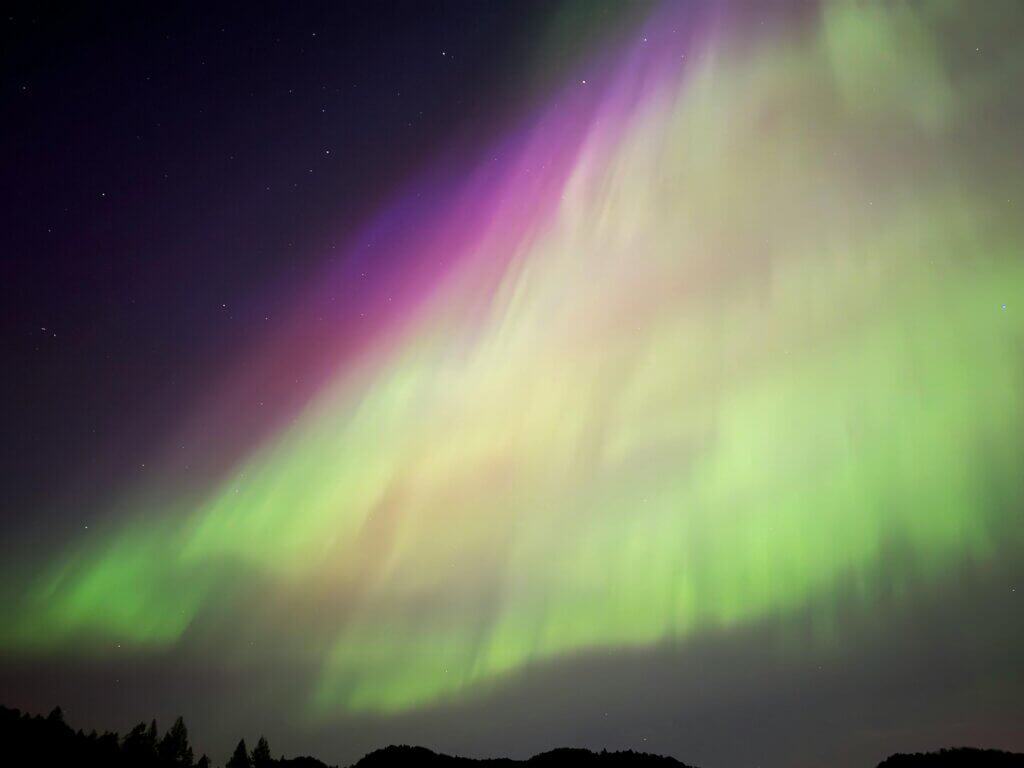 northern lights in ireland