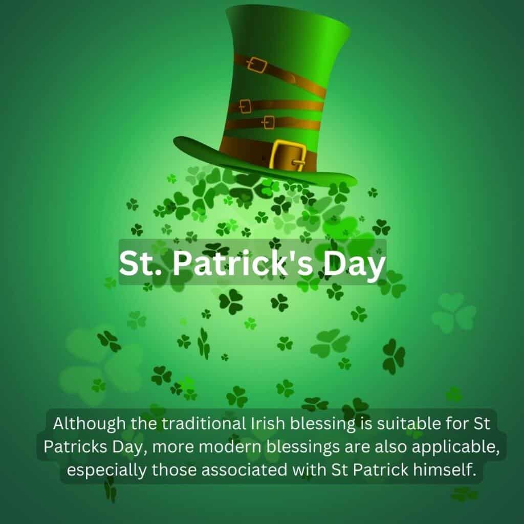 Leprechaun hat with shamrocks for St Patrick's Day celebration.