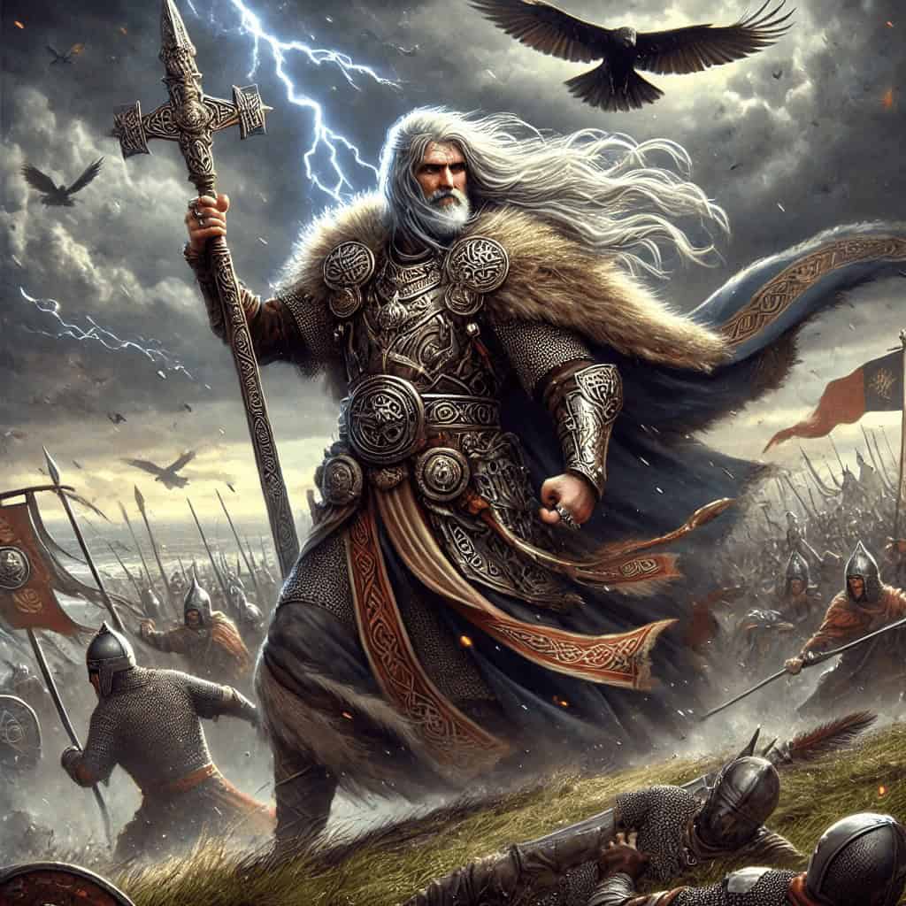 king nadua in battle