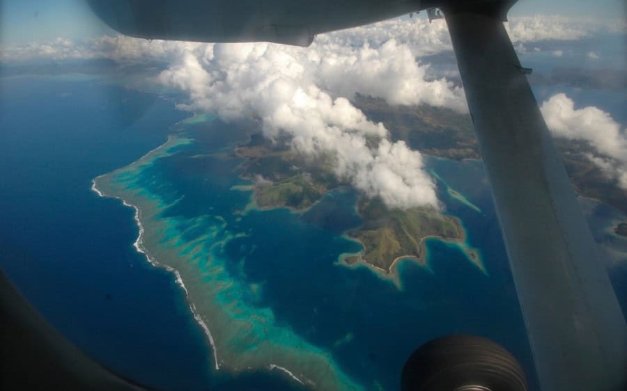 Arial Fiji island Spirit
