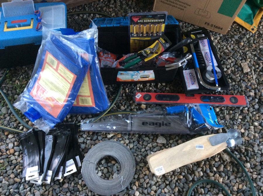 Tools given in an aid drop, Fiji