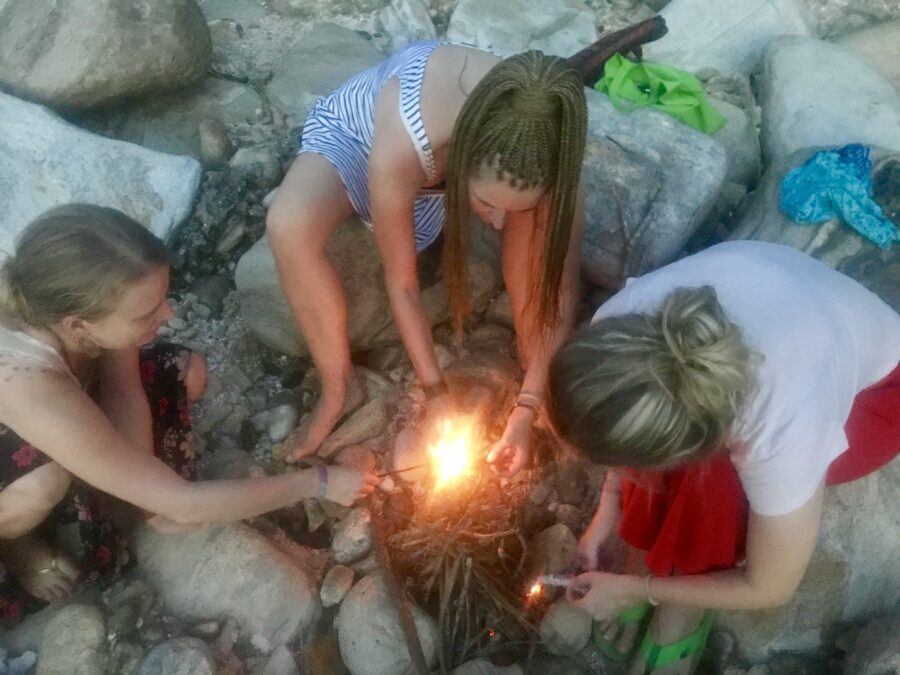 Fire The Point Hiriketiya Sri Lanka Island Spirit